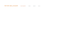 Desktop Screenshot of peterbelanger.com